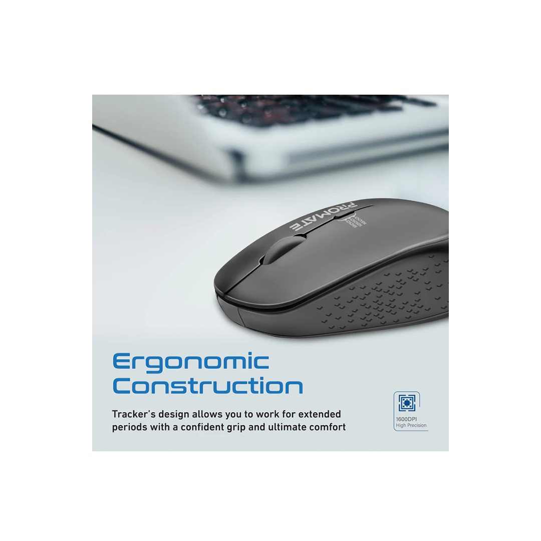 بروميت تراكر 1600 ديسيبل متوحد الخواص MaxComfort® ماوس لاسلكي مريح بروميت تراكر 1600 ديسيبل متوحد الخواص MaxComfort® ماوس لاسلكي مريح